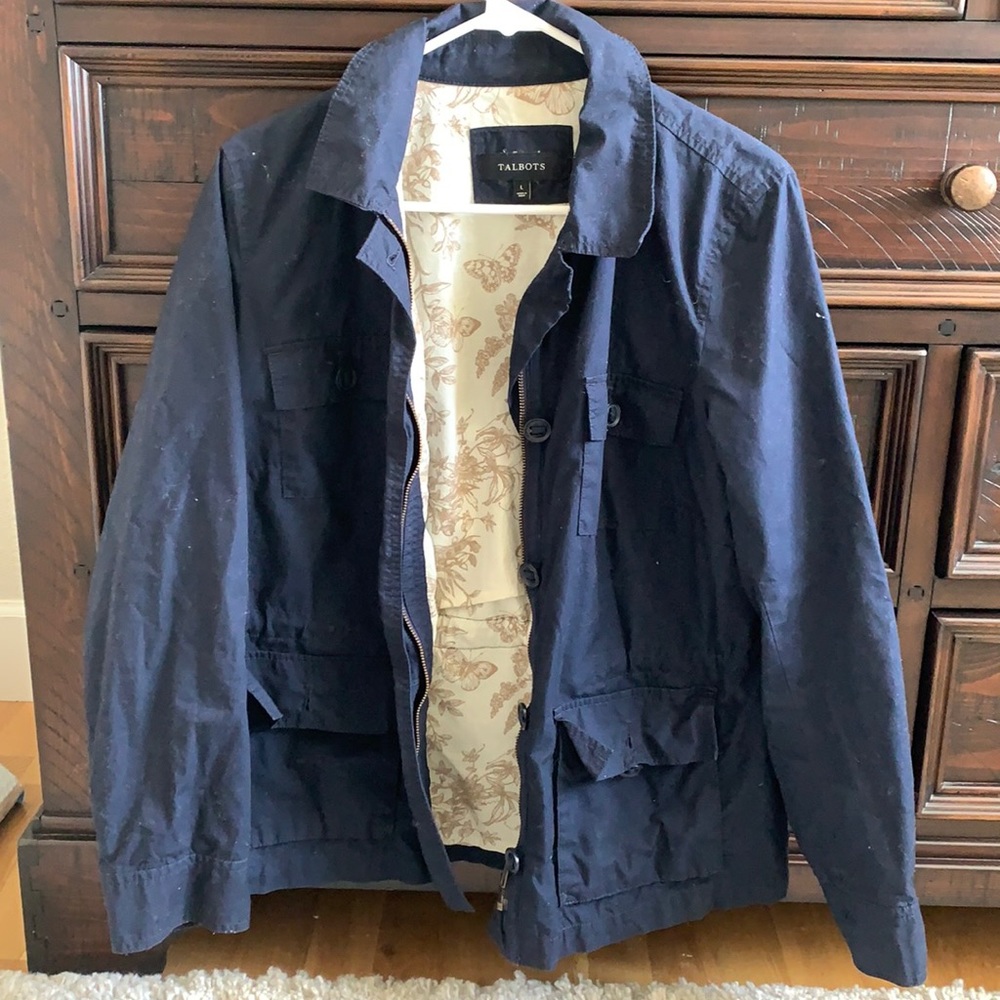Talbots Navy Jacket Size L